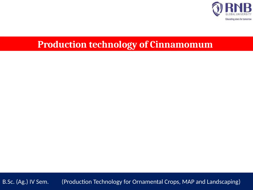 Course Name- Production Technology for Ornamental - slide 3 of 9