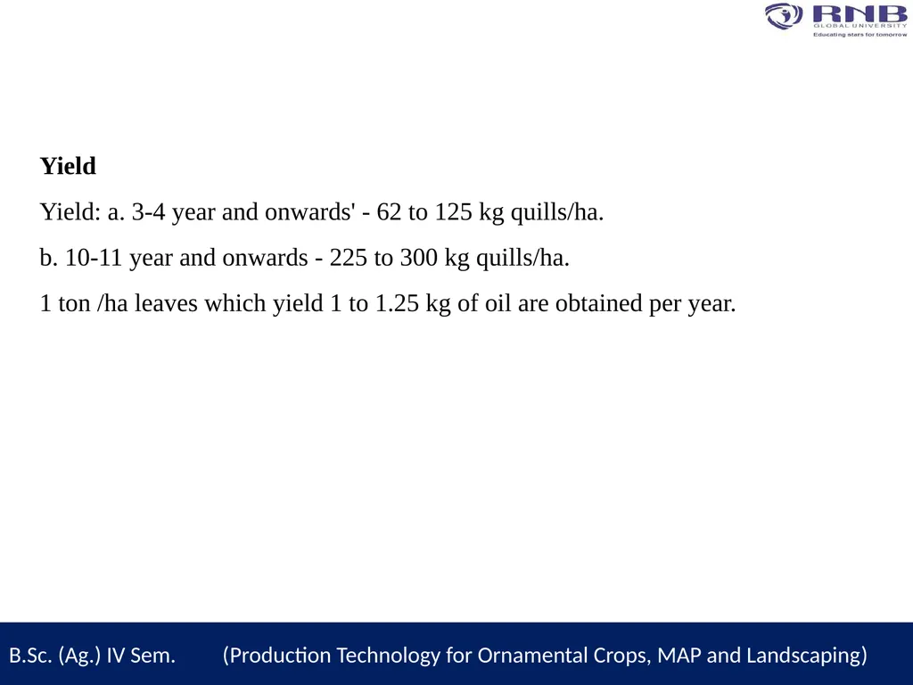 Course Name- Production Technology for Ornamental - slide 9 of 9