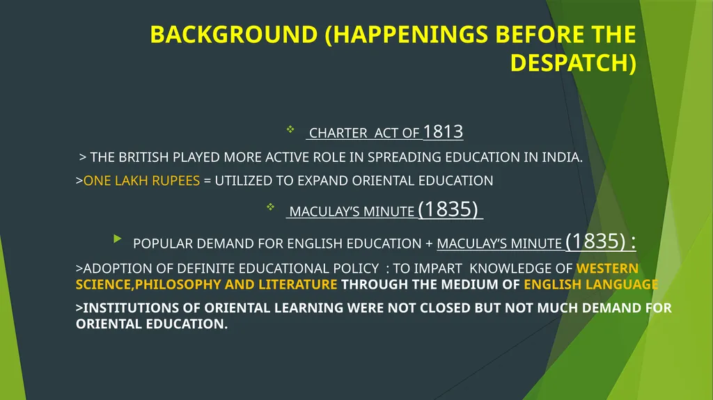 WOOD’S DESPATCH PREPARED BY SUMANA METYA - slide 2 of 29