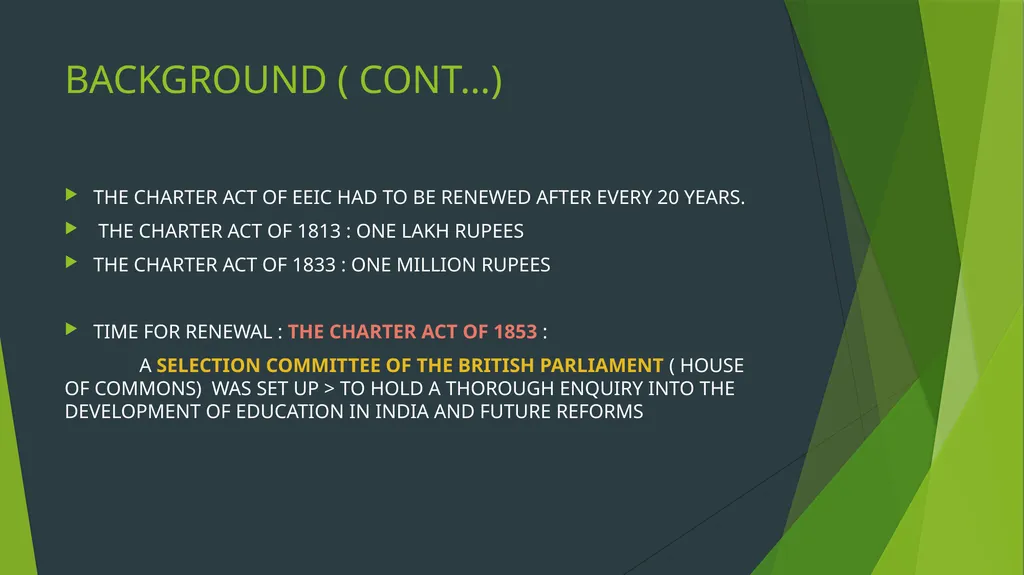 WOOD’S DESPATCH PREPARED BY SUMANA METYA - slide 5 of 29
