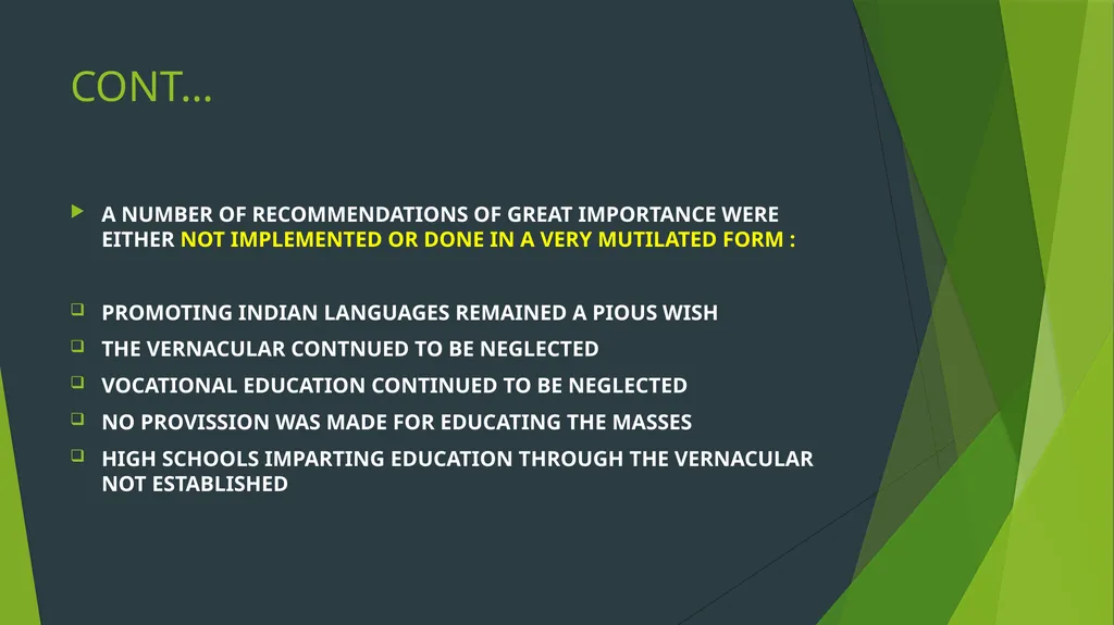 WOOD’S DESPATCH PREPARED BY SUMANA METYA - slide 24 of 29