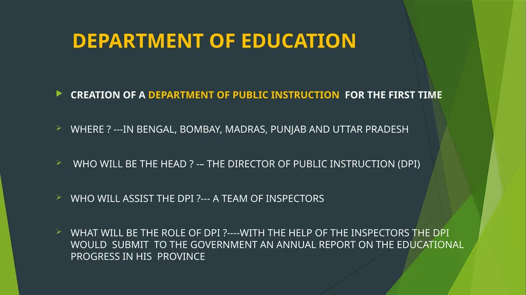 WOOD’S DESPATCH PREPARED BY SUMANA METYA - slide 12 of 29