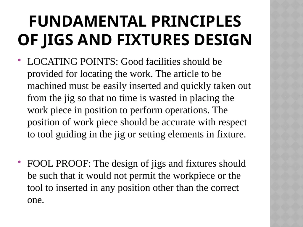 Unit NO 6 JIGS & FIXTURES introduction The - slide 15 of 35