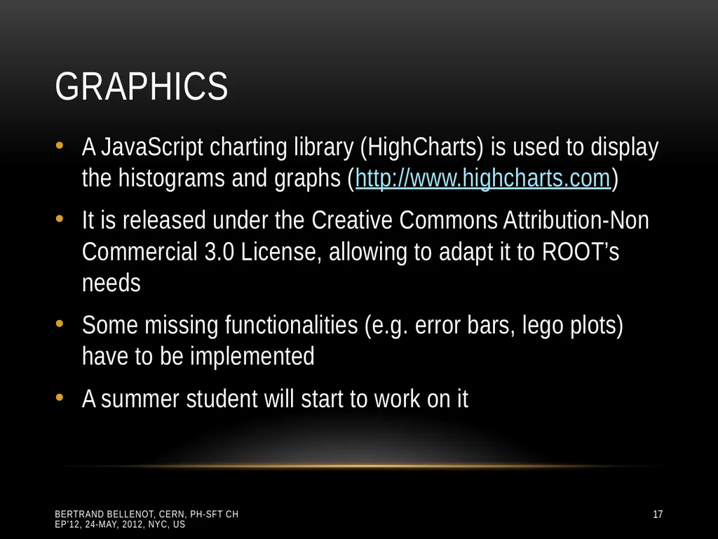 Reading ROOT files in any browser ROOT I/O in - slide 17 of 30