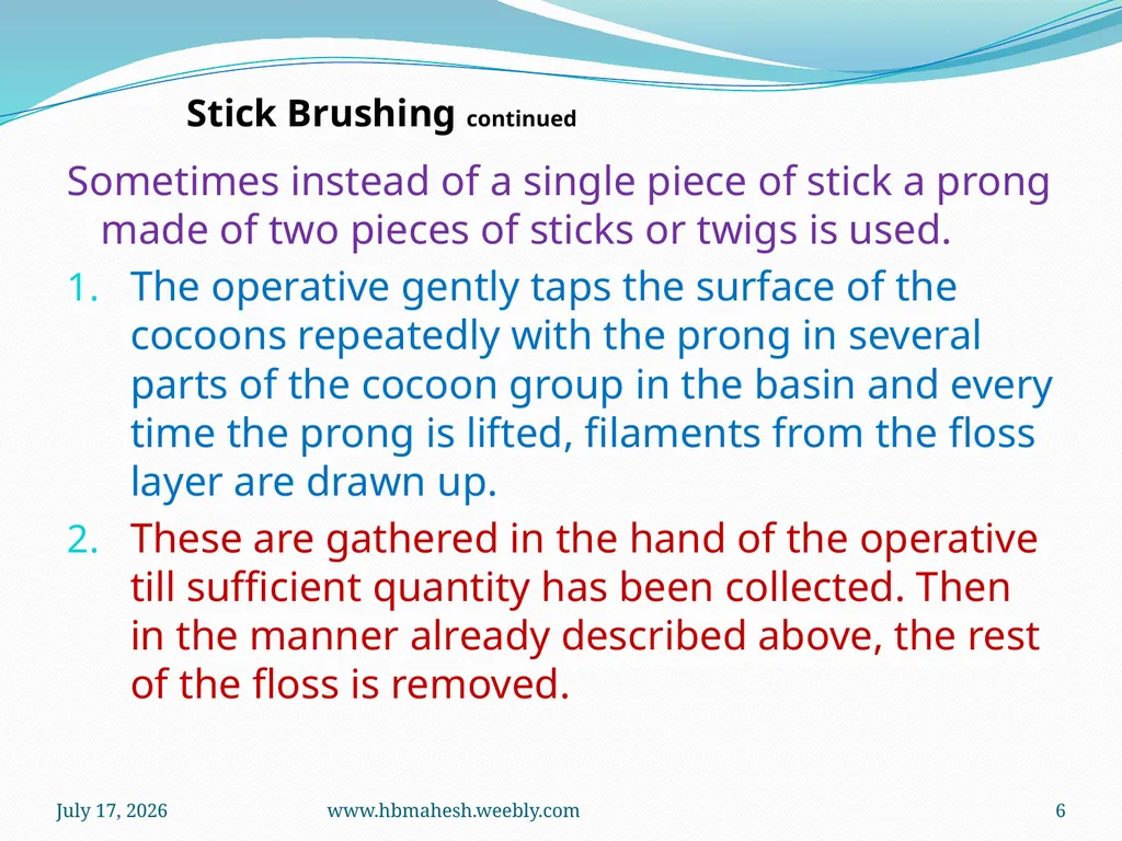 Cocoon Brushing Dr. Mahesha H B Associate - slide 6 of 10