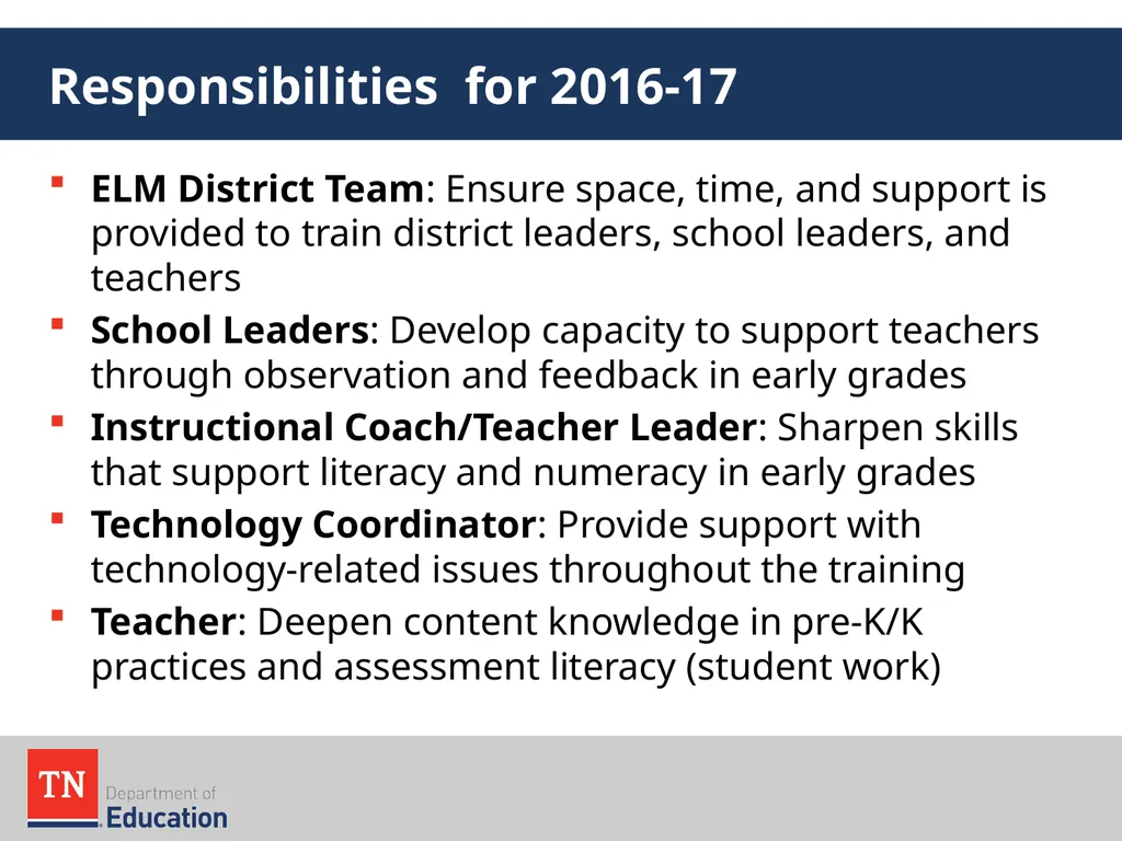 Early Learning Model Overview August 2016 The - slide 63 of 65