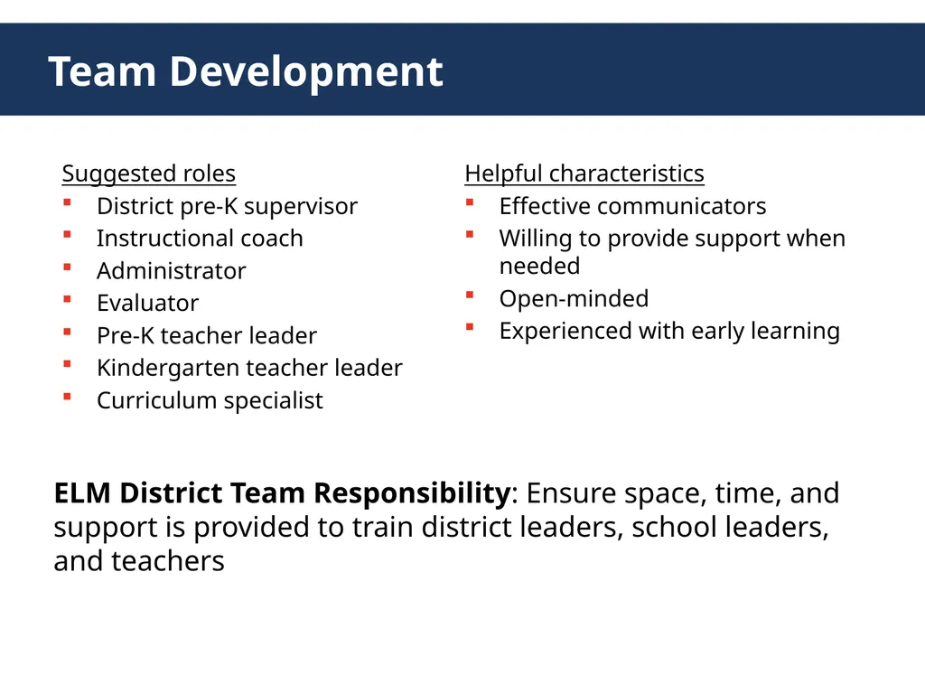 Early Learning Model Overview August 2016 The - slide 62 of 65