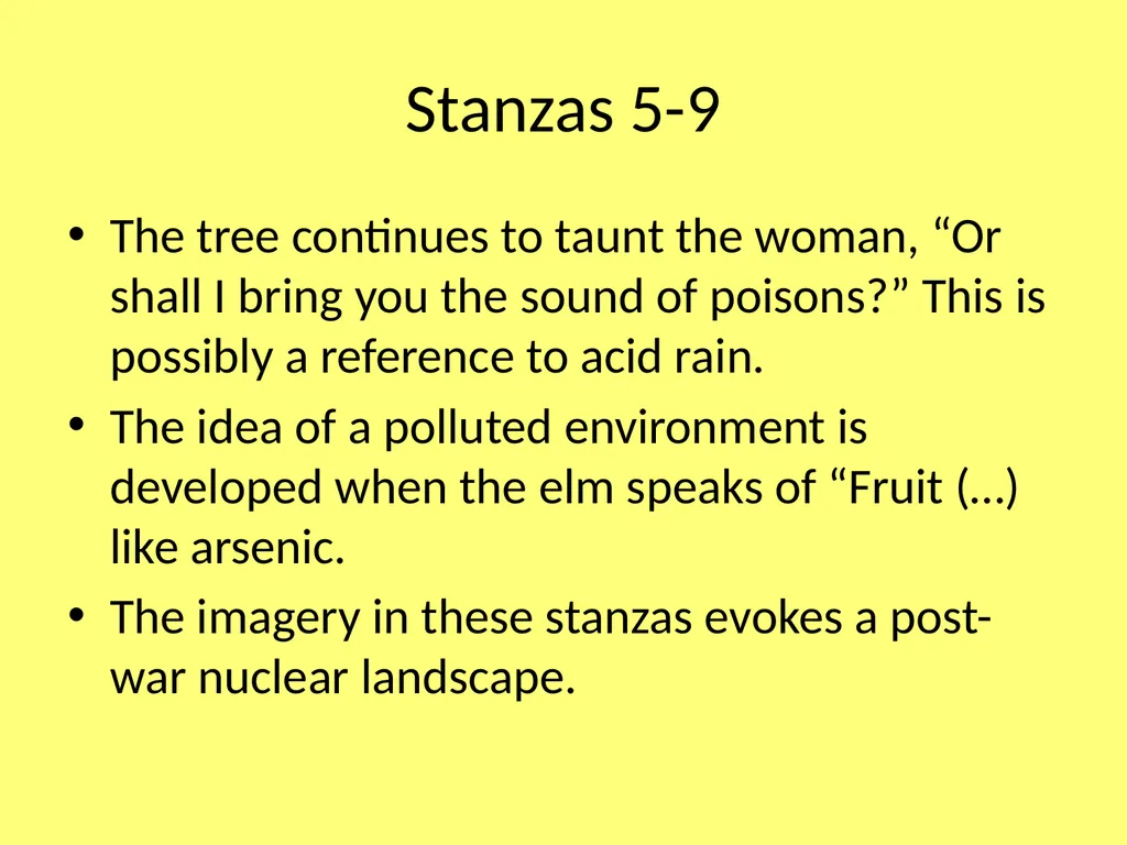 Sylvia Plath Elm ‘Elm’ is a complex, even - slide 8 of 13