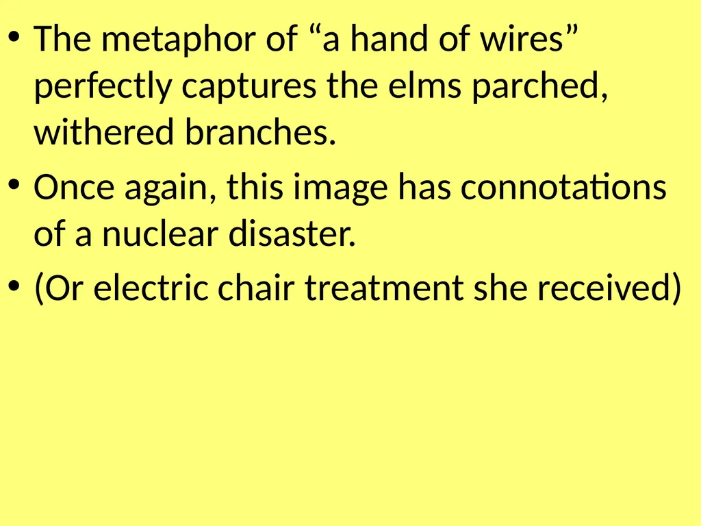 Sylvia Plath Elm ‘Elm’ is a complex, even - slide 9 of 13