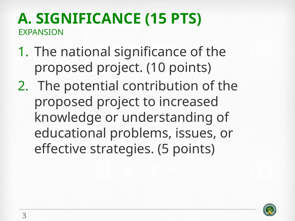 Education Innovation and Research (EIR) Expansion - slide 3 of 19
