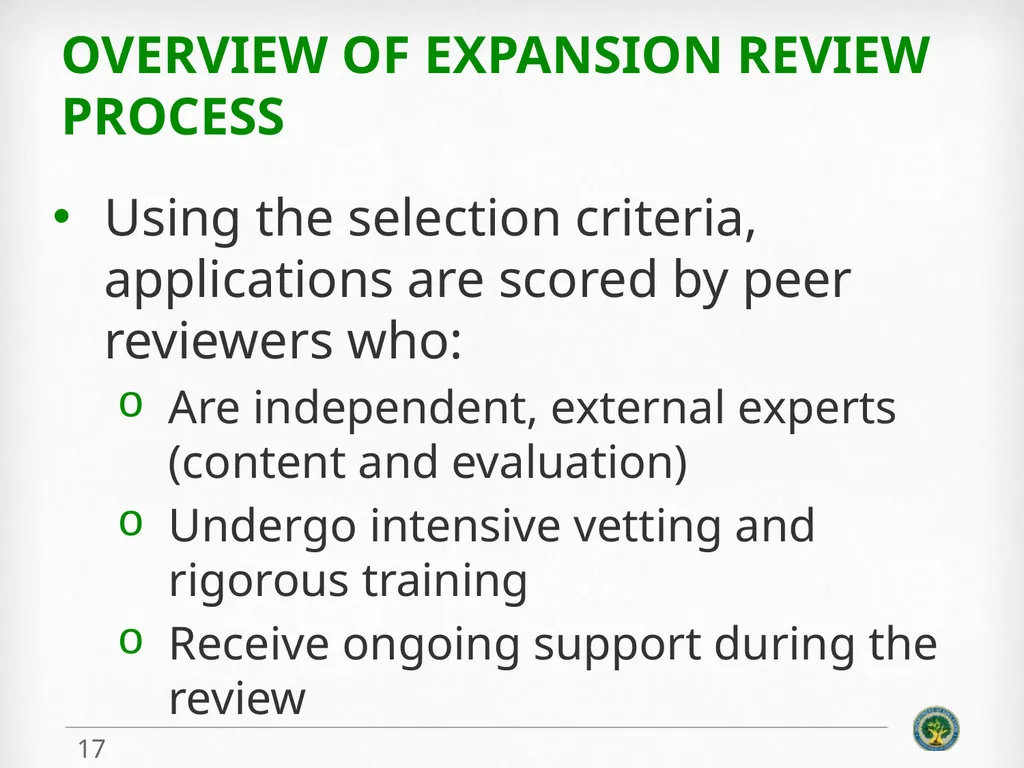 Education Innovation and Research (EIR) Expansion - slide 17 of 19