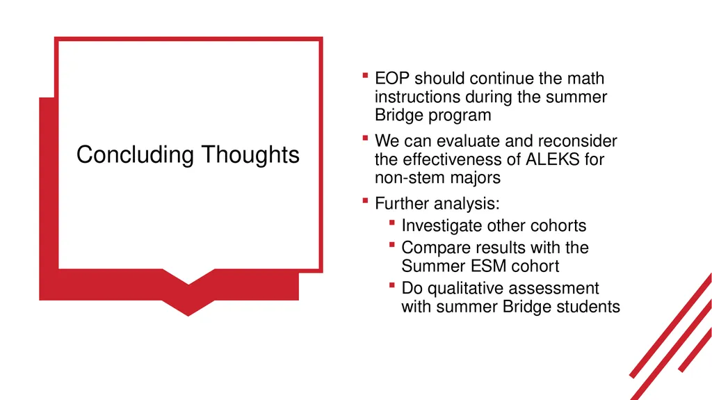 Guiding Questions Does the Summer EOP Commuter - slide 5 of 5