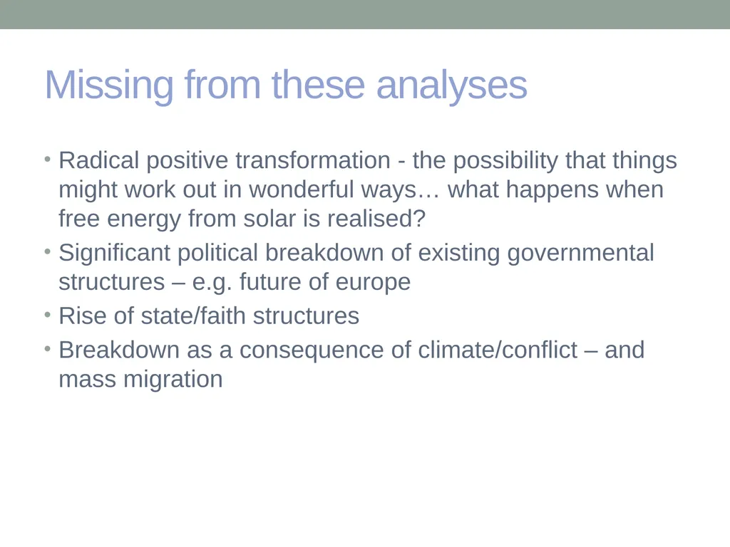 EDUCATION & ‘the FUTURE’ – exploring a problematic - slide 13 of 47