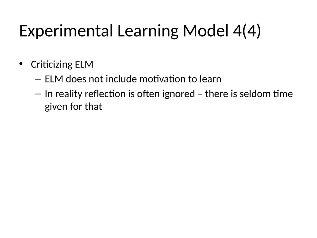 Lecture 4: Organizational Learning and Learning - slide 15 of 54