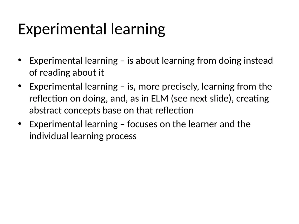 Lecture 4: Organizational Learning and Learning - slide 11 of 54