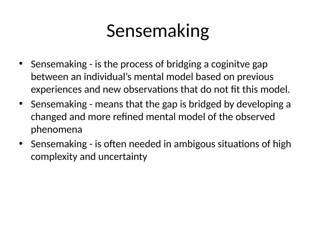 Lecture 4: Organizational Learning and Learning - slide 16 of 54