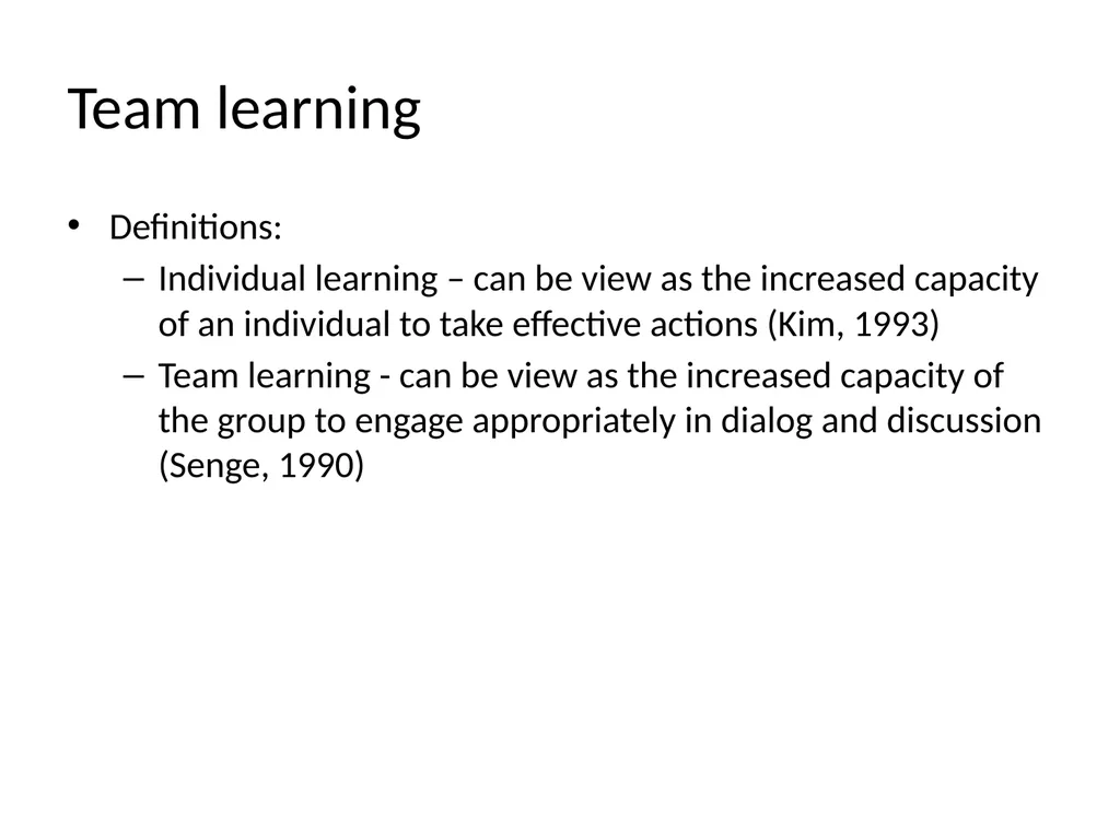 Lecture 4: Organizational Learning and Learning - slide 19 of 54
