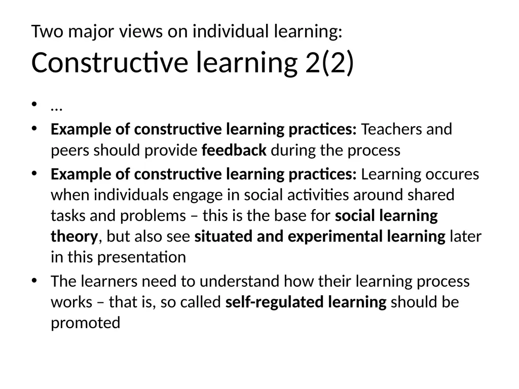 Lecture 4: Organizational Learning and Learning - slide 6 of 54