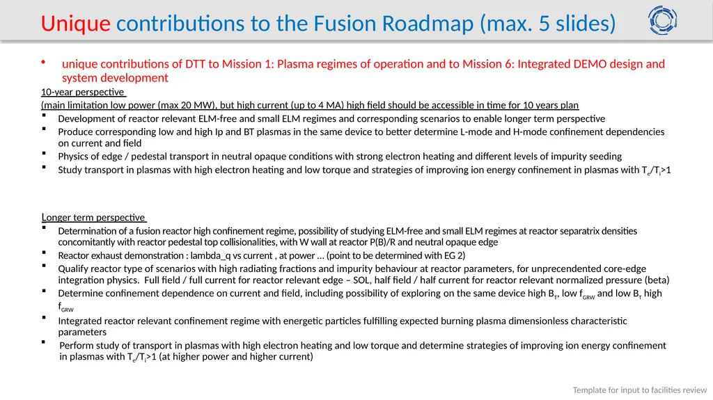 Template for Facilities Review Bureau | 10 March - slide 2 of 12