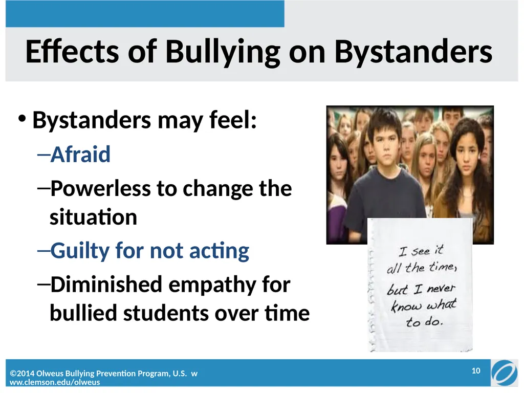 Penn London Elementary School Olweus Committee: - slide 10 of 22