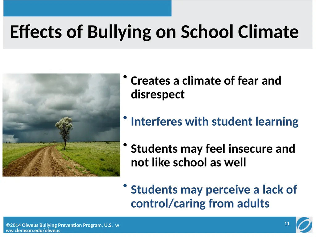 Penn London Elementary School Olweus Committee: - slide 11 of 22