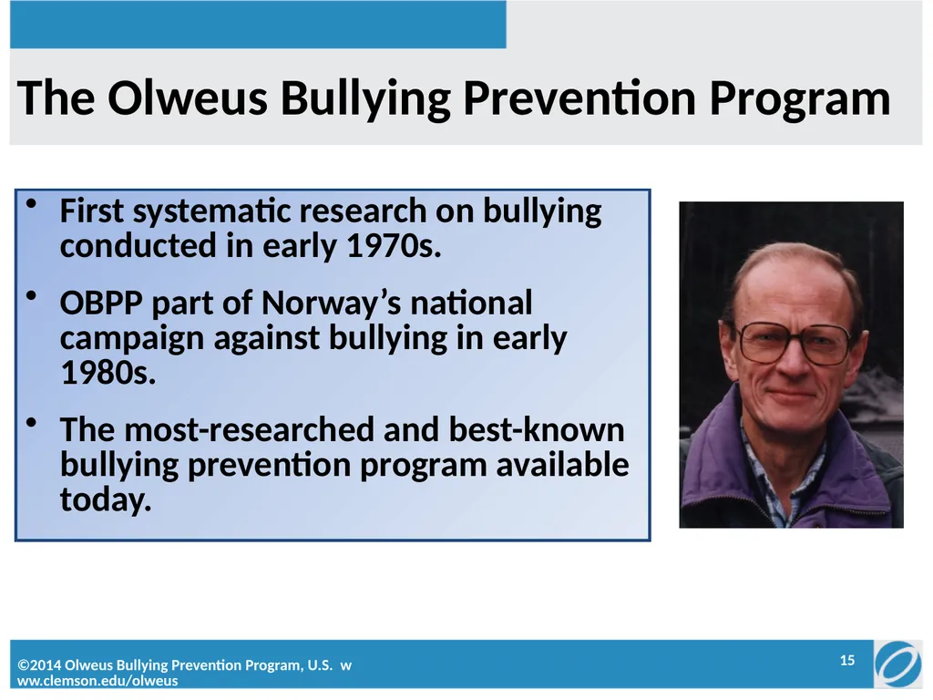 Penn London Elementary School Olweus Committee: - slide 15 of 22