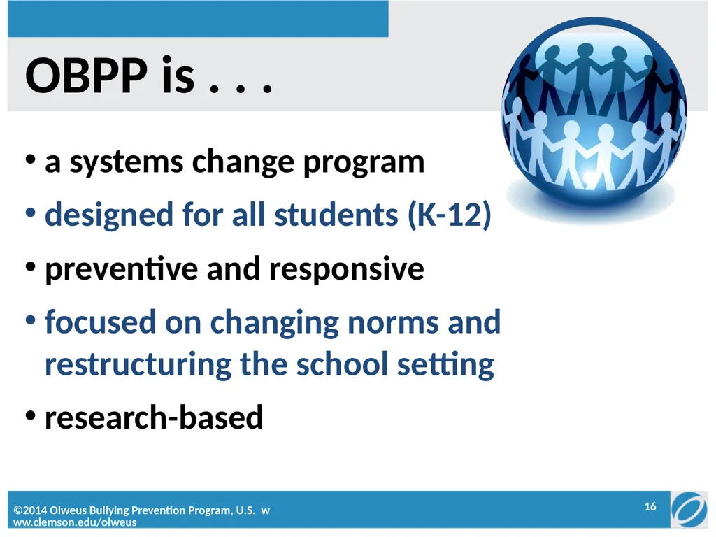 Penn London Elementary School Olweus Committee: - slide 16 of 22