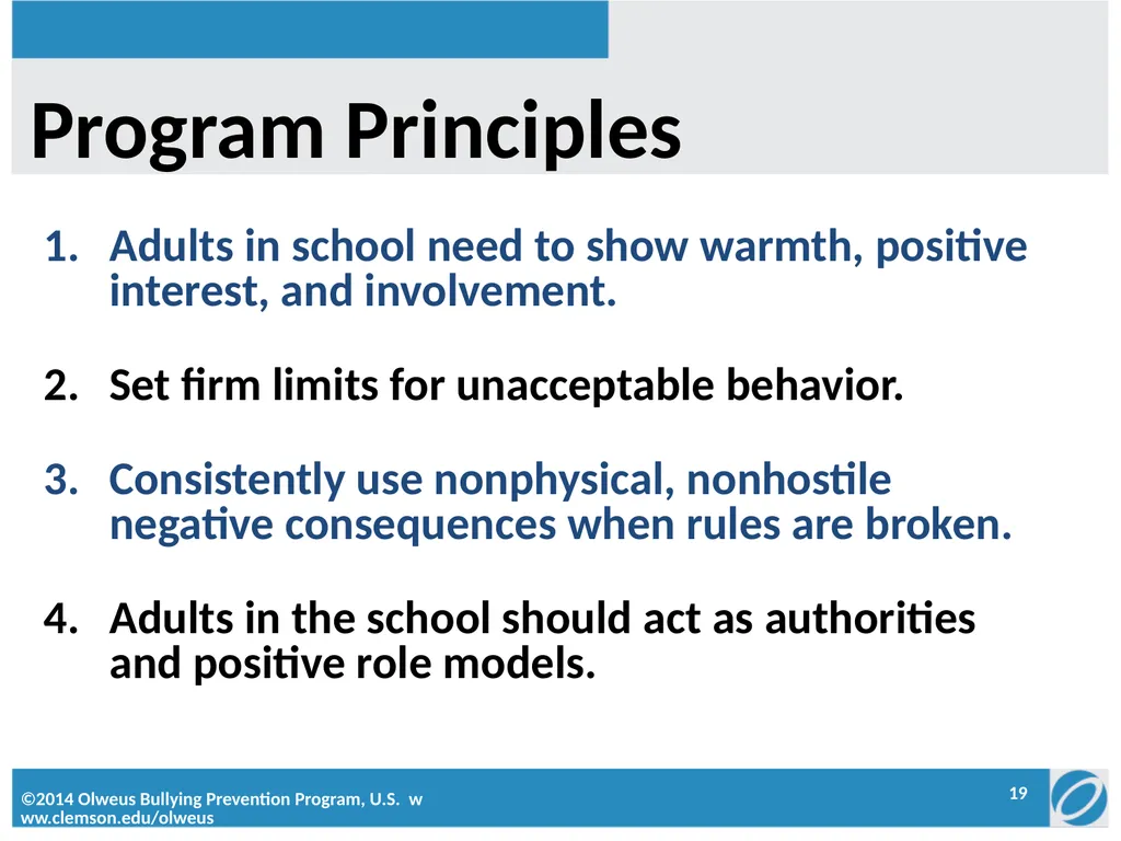Penn London Elementary School Olweus Committee: - slide 19 of 22