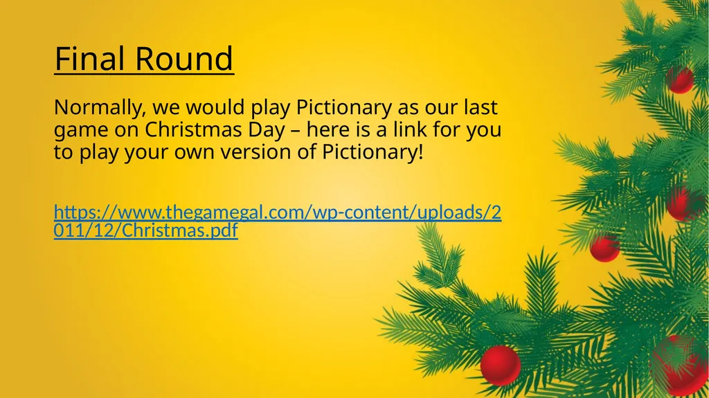 Mill Grove Christmas Day Games 2020 Following - slide 19 of 20