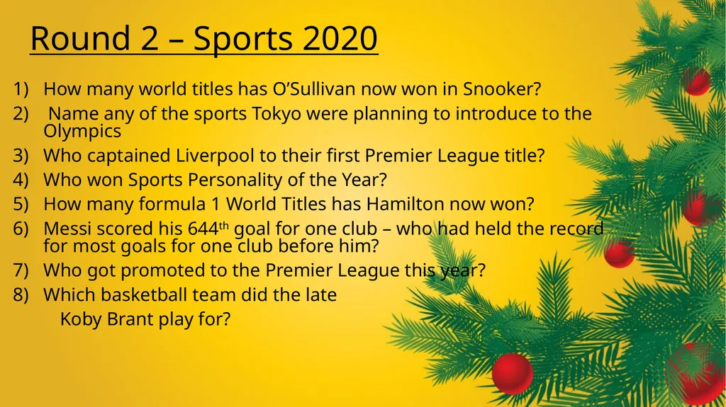 Mill Grove Christmas Day Games 2020 Following - slide 3 of 20