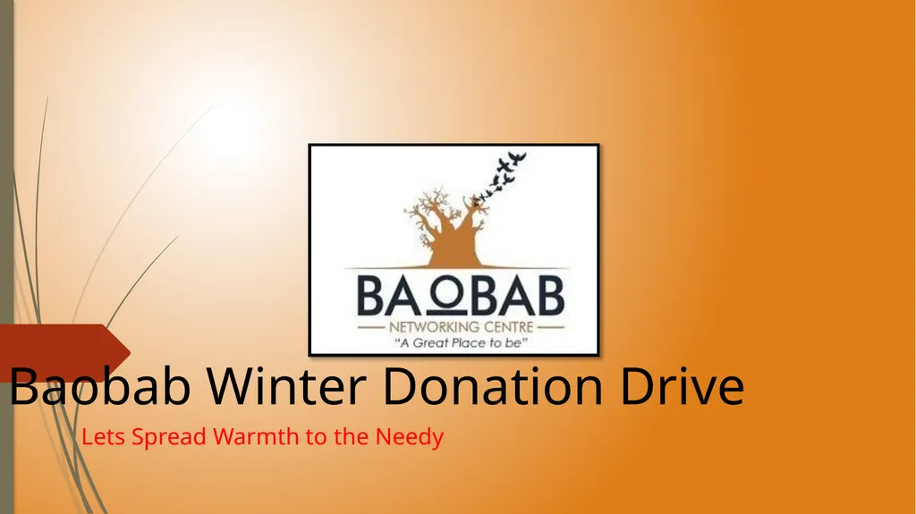 Baobab Winter Donation Drive Lets Spread Warmth to - slide 1 of 11