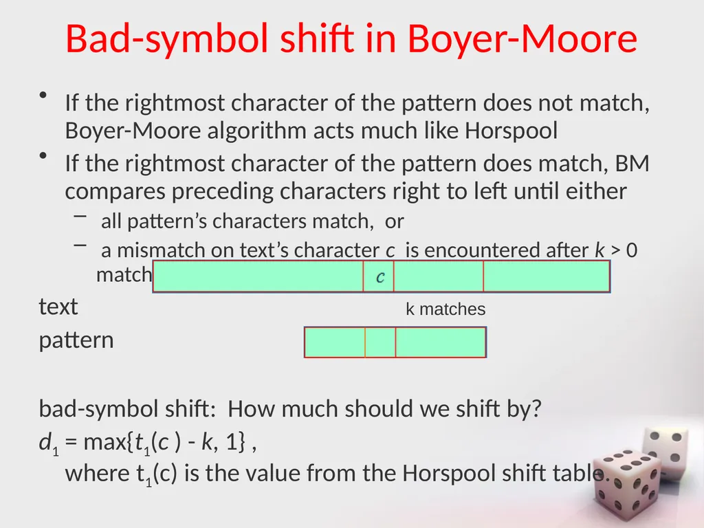 MA/CSSE 473 Day 25 Student questions String search - slide 16 of 20