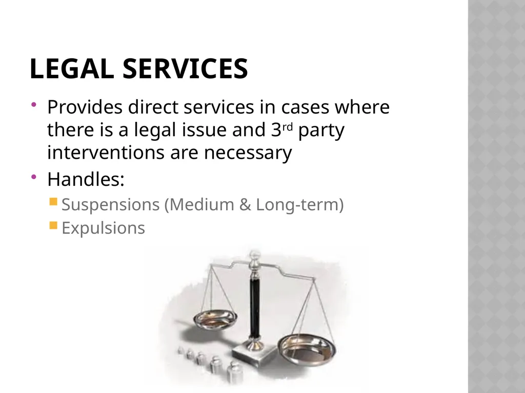 Overview of Advocates for Justice and Education - slide 12 of 18