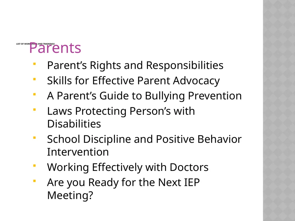 Overview of Advocates for Justice and Education - slide 15 of 18