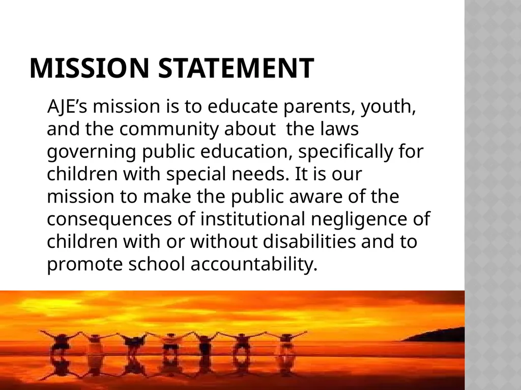Overview of Advocates for Justice and Education - slide 3 of 18