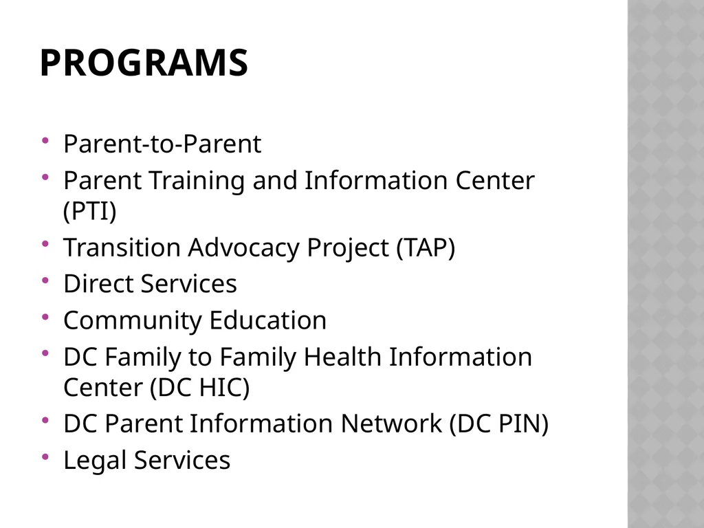 Overview of Advocates for Justice and Education - slide 4 of 18