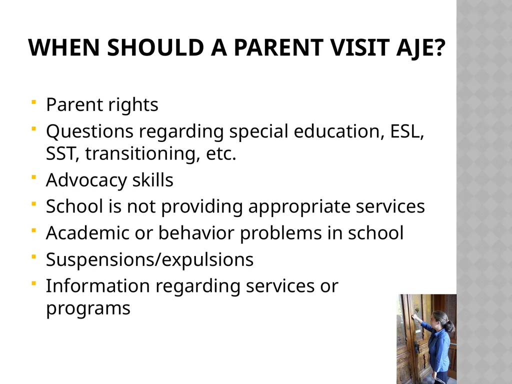 Overview of Advocates for Justice and Education - slide 13 of 18