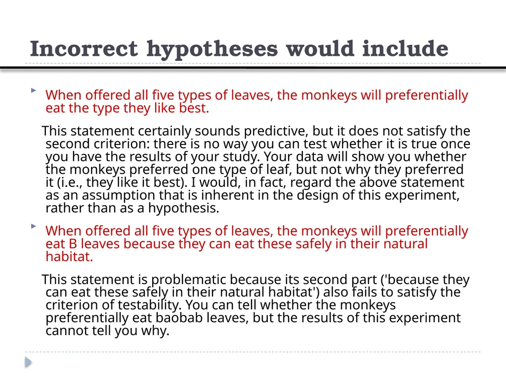 Constructing Hypothesis Week 7 Department of RS - slide 11 of 22