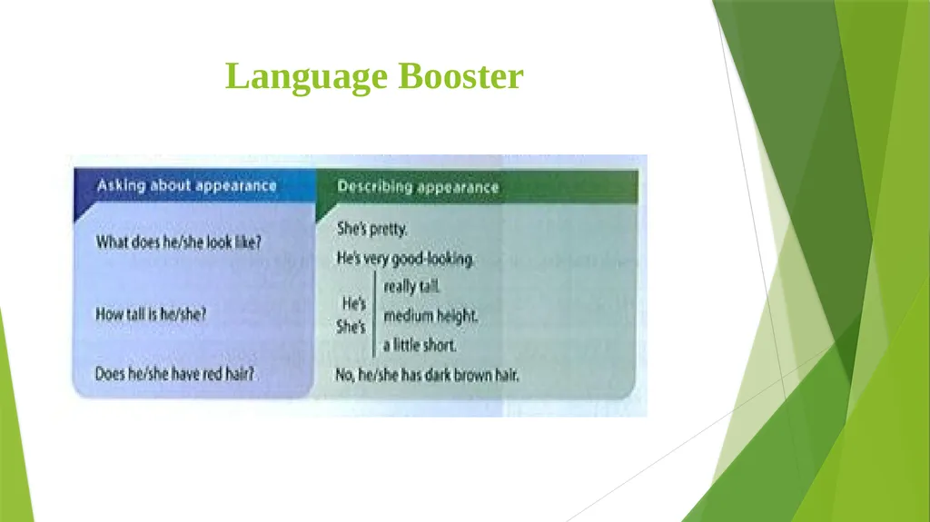 Lesson Two: I Am Tall And Thin Asking about - slide 6 of 7