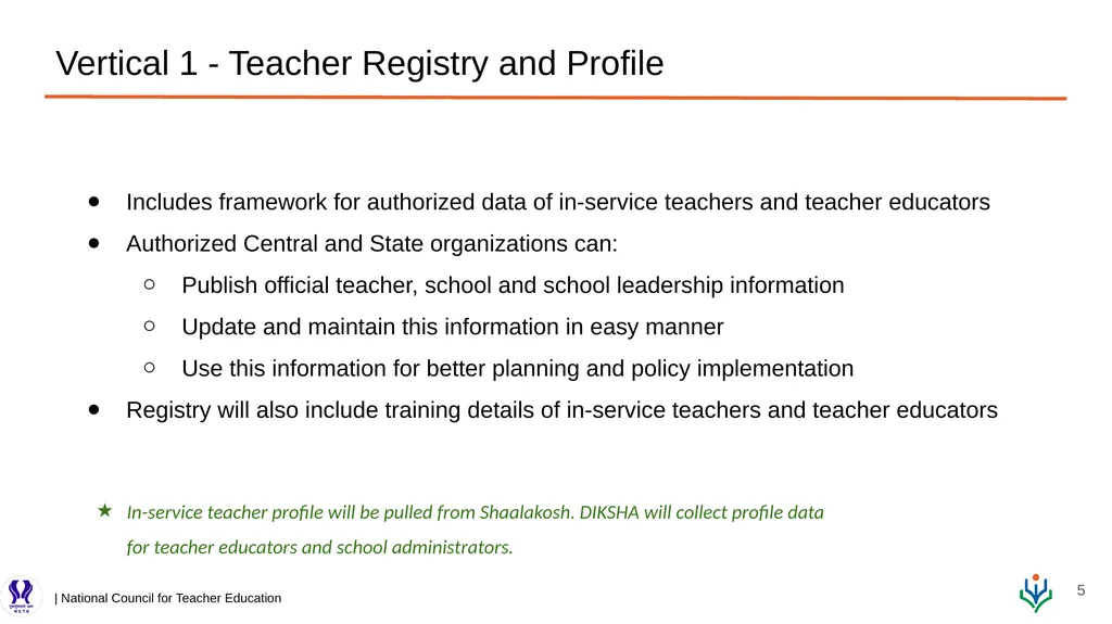 DIKSHA: Digital Infrastructure for Knowledge - slide 5 of 23