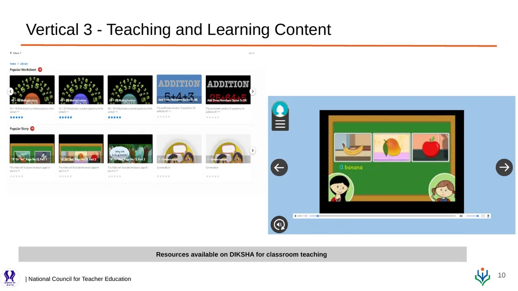 DIKSHA: Digital Infrastructure for Knowledge - slide 10 of 23