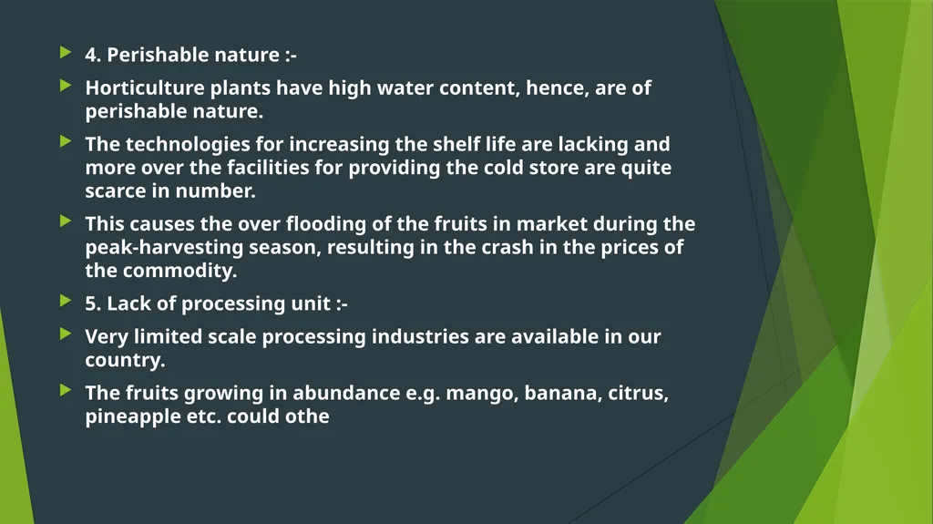 HORTICULTURE What is Horticulture ? Horticulture - slide 27 of 30