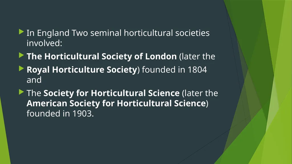 HORTICULTURE What is Horticulture ? Horticulture - slide 6 of 30