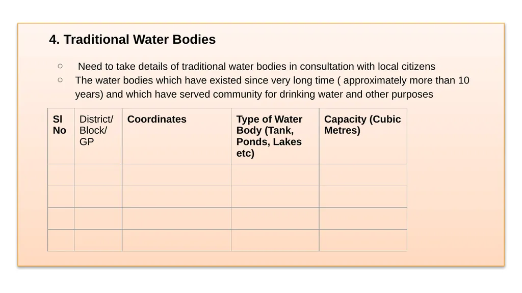 Outputs from First Visit - JSA Team JSA Baseline - slide 7 of 25