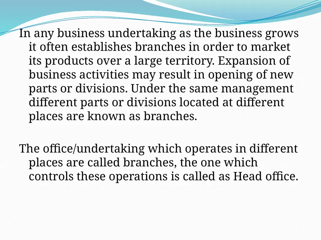 BRANCH ACCOUNTING Dependent Branches In any - slide 2 of 5