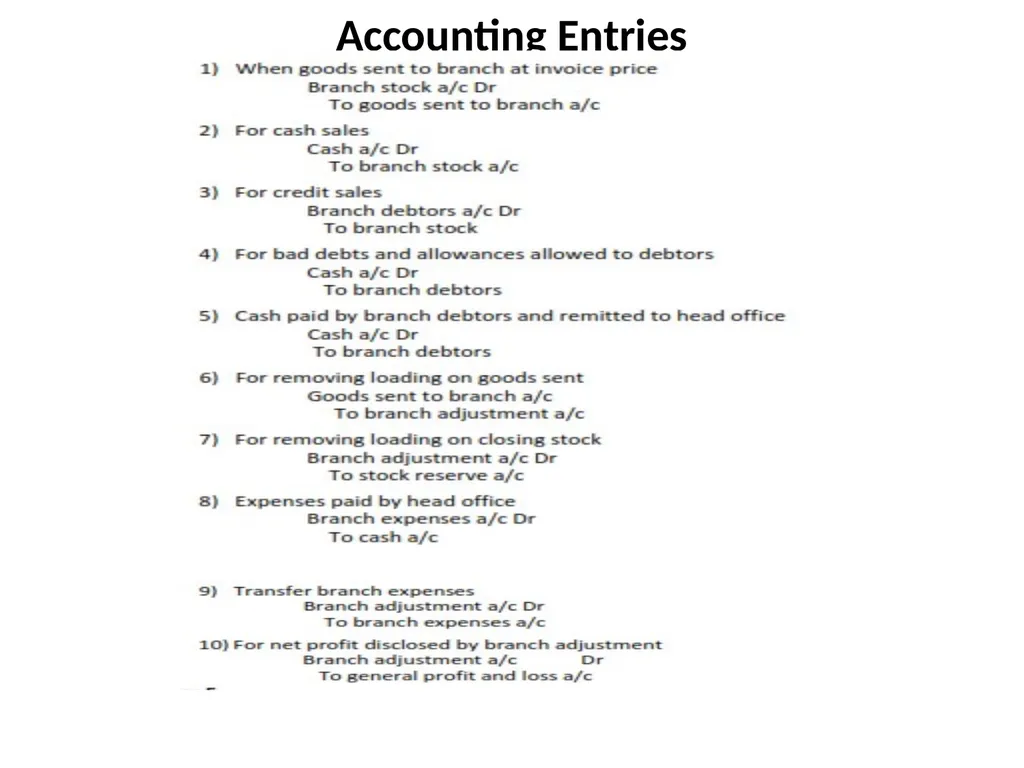 Branch Account Introduction: Branch Account A - slide 19 of 20