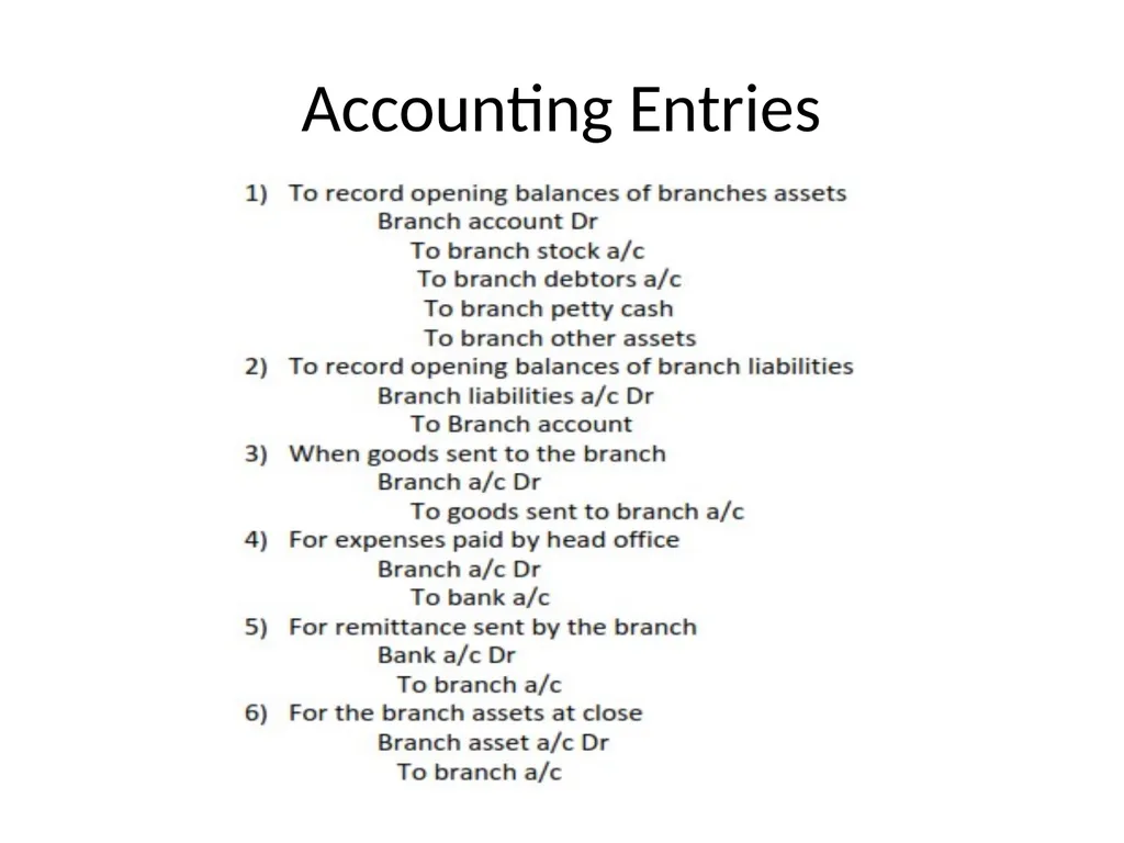 Branch Account Introduction: Branch Account A - slide 7 of 20