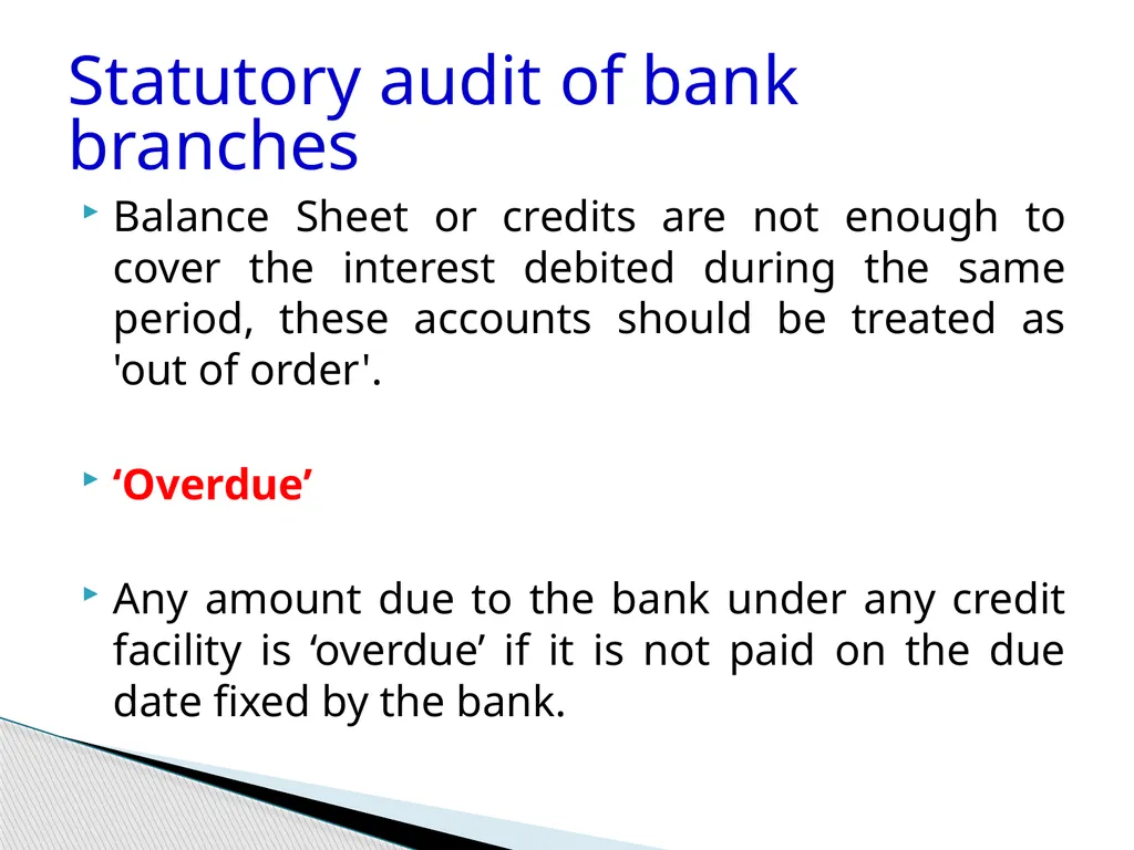 Audit of Agricultural and other priority sector - slide 90 of 136