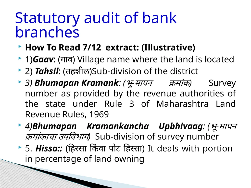 Audit of Agricultural and other priority sector - slide 52 of 136