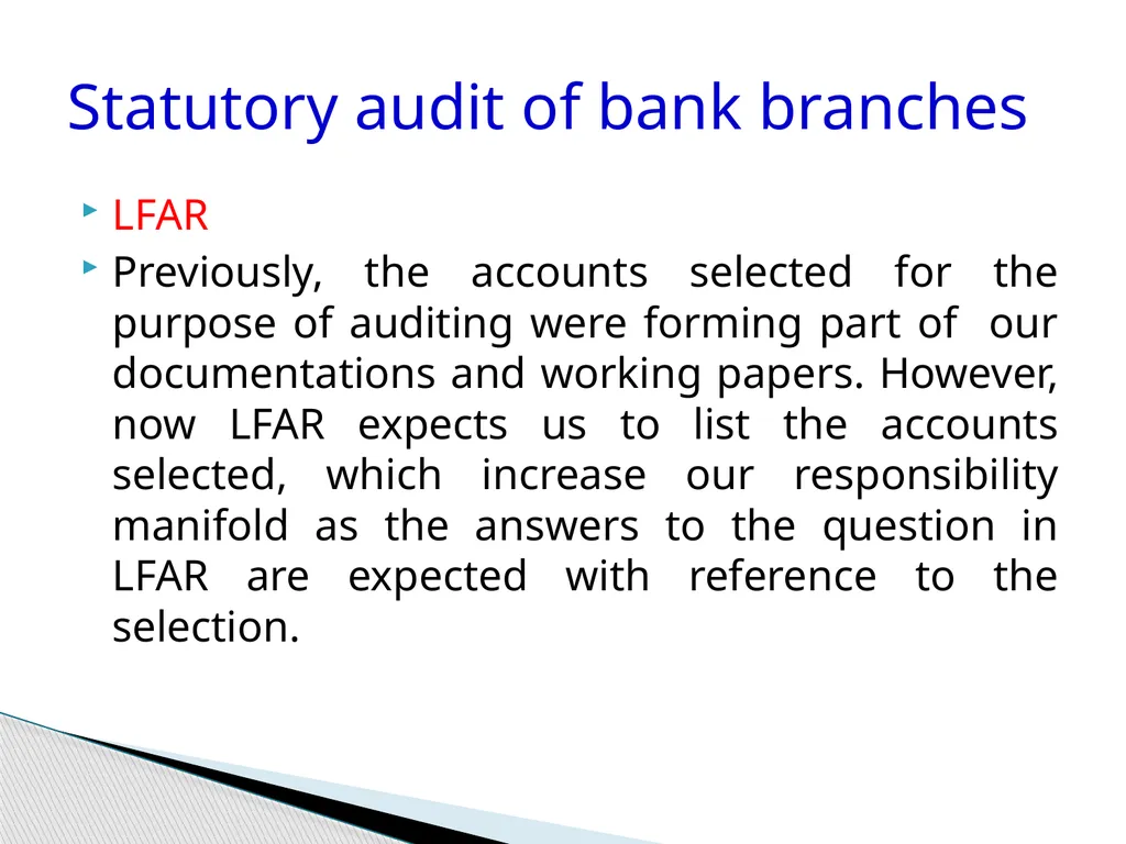 Audit of Agricultural and other priority sector - slide 108 of 136